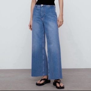 ZARA marine straight jeans
